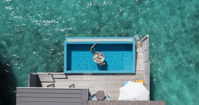 Sunset Water Villa with Pool